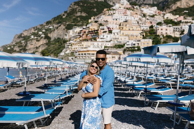 1 Hour Private Photoshoot in Positano - Beach Time and Framing Positano’s Pyramid From Multiple Angles