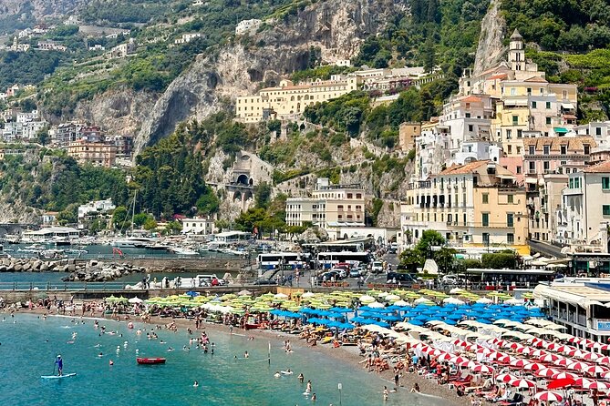 Amalfi Coast 7hours Tour from Salerno - Snorkeling and Limoncello - Amalfi, Fiordo di Furore, and Positano: your optional shore time