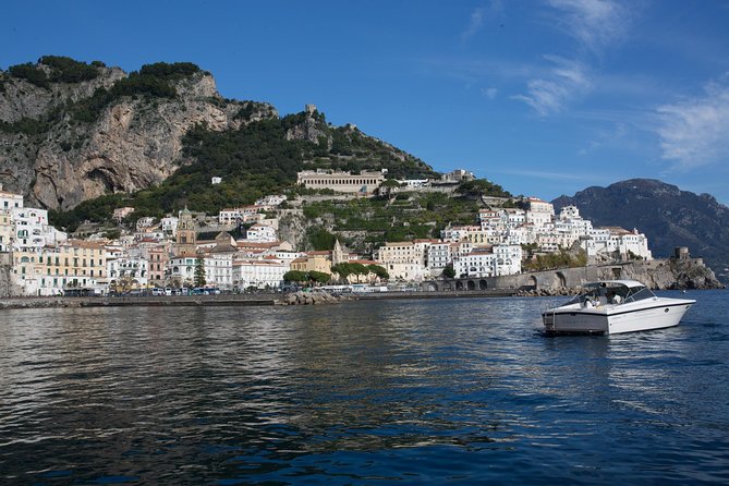 Amalfi Coast Full Day Private Boat Excursion from Praiano - Minori, another small village, and Marmorata for the almost-tropical swim feel