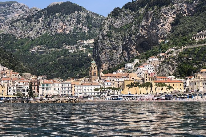 Amalfi Coast Full Day Private Slow Cruise from Positano - On-board comfort: drinks, towels, and real-world conveniences