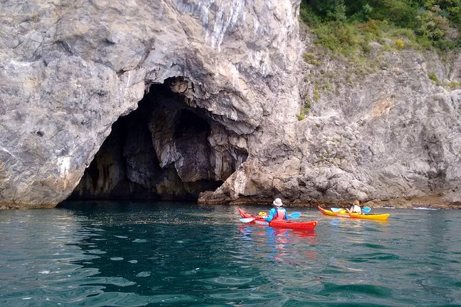 Amalfi Coast Kayak Tour: Explore Caves, Arches & Hidden Beaches - Guides keep the group together, and they take pictures too