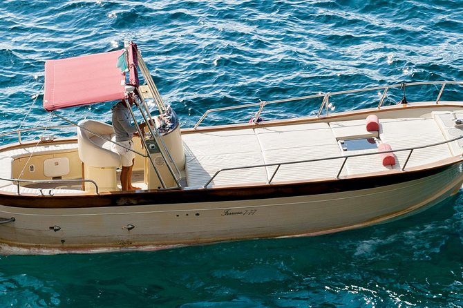 Amalfi Coast PRIVATE boat excursion from Positano - What’s on board: Prosecco, snacks, and the practical stuff