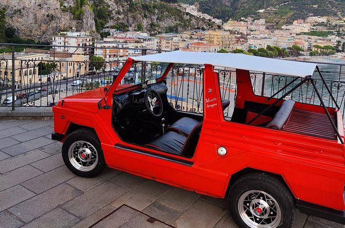 Amalfi Coast Private Tour on a Fully Convertible vintage Car - Pickup timing, mobile ticket, and what you should confirm