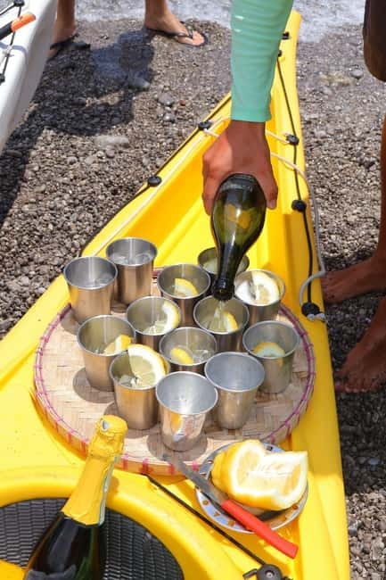 Amalfi: Kayak-Snorkel to Pandora Cave, Hidden Beach & Drinks - Key things you should know