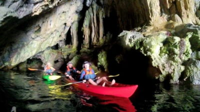 Kayak-Snorkel to Pandora Cave, Hidden Beach & Drinks