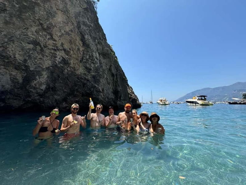 Amalfi: Kayak-Snorkel to Pandora Cave, Hidden Beach & Drinks - Dead Horse Beach swim and snorkel: the calm reset