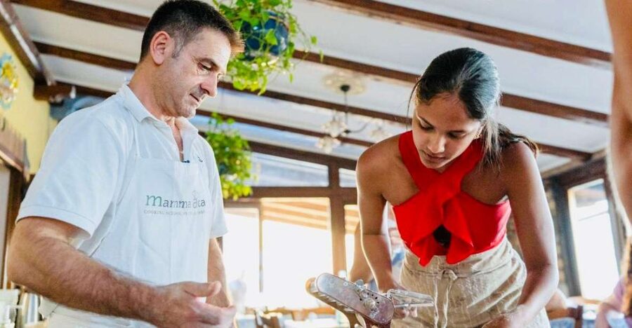 Amalfi: Mozzarella, Fettuccine, and Tiramisù Cooking Class - Tagliatelle with Flour, Oil, and Eggs: Dough Skills for Real Home Cooking