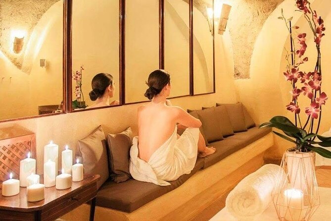 ARGILLARIUM EXPERIENCE - RITUS OTIUM 90 min with GolfCart Transfer - The Roman Bath circuit: whirlpool, foot salts, and emotional showers