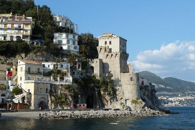Boat sunset from Salerno to Capo D'Orso Amalfi Coast - Cetara: Ancient Fishing Village Views and a Dinner Choice