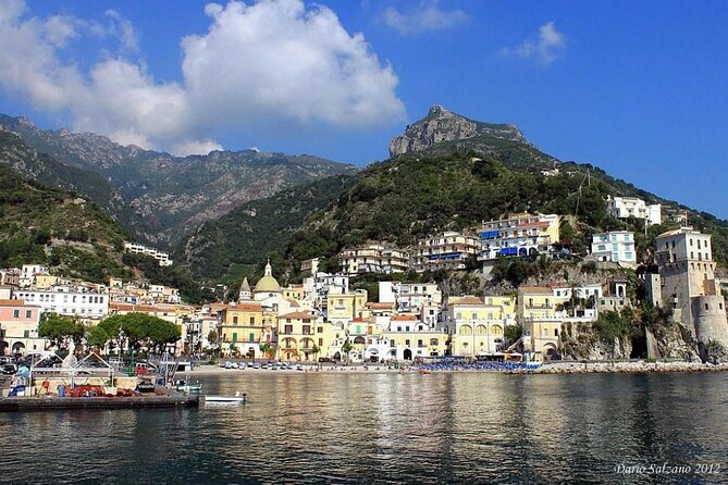 Boat sunset from Salerno to Capo D'Orso Amalfi Coast - Erchie: Time in a Very Small Fishing Village
