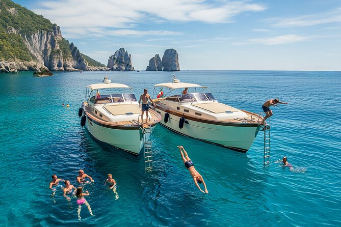Capri All Inclusive Semi-Private Boat Tour with City Visit - A semi-private Capri boat day from Positano, built for real time