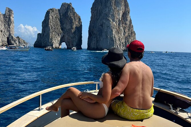 Capri All Inclusive Semi-Private Boat Tour with City Visit - Faraglioni and Marina Piccola: the postcards meet myth