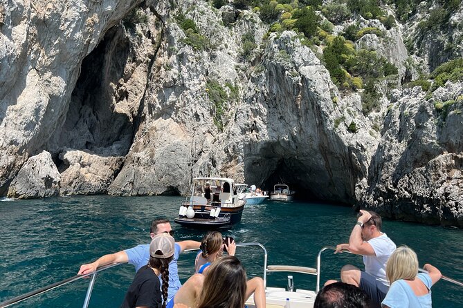 Capri, Blue Grotto by Priority, Faraglioni Swim and City Visit - Cala del Rio and Grotta Iannarella, short but fun