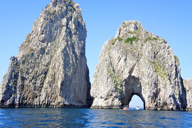 Capri & Blue Grotto Small Group Full-Day Boat Tour from Positano - White Grotta, Natural Arch, Faraglioni, Grotta Verde: the quick hits