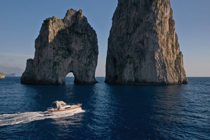 Capri by Sea: A Private Boat Adventure with Blue Grotto - Key Highlights at a Glance