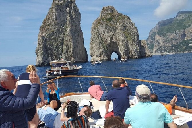 Capri Deluxe from Positano & Amalfi - Grotto route on Capri: White, Green, Coral, and Blue caves