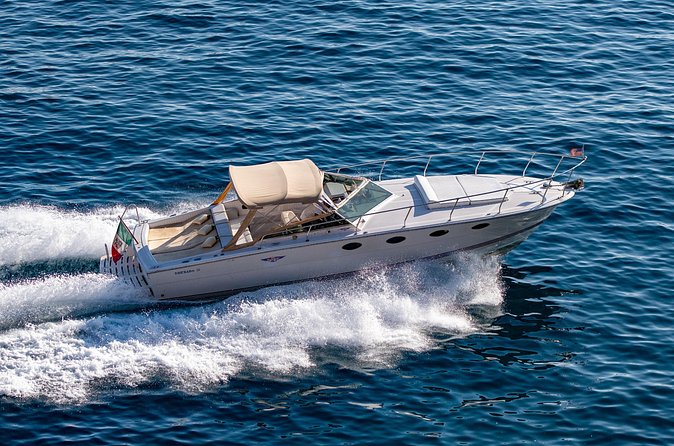 Capri full day luxury excursion by sea with Tornado classic 38 feet, 12 meters - Marina Grande and the Island of Love: Shopping and Stroll Time