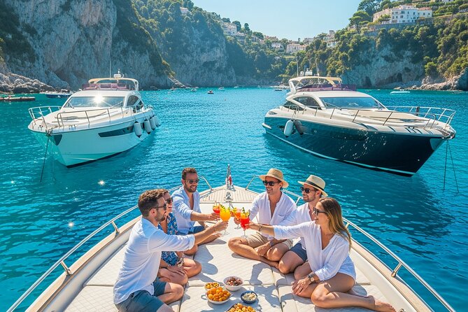 Capri in a Day from Positano by Premium Boat Tour + City Visit - Punta Carena lighthouse at sunset, a quieter Capri angle