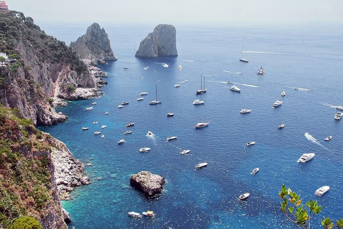Capri Island and Blue Grotto from Sorrento or Positano or Amalfi or Salerno - The Blue Grotto visit: tickets, rowboats, and the short cave time