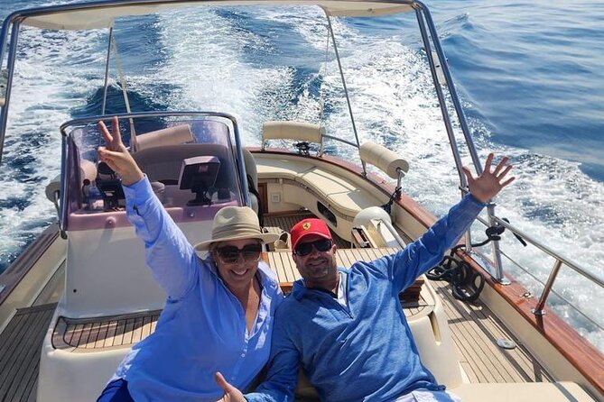Capri Private Boat Tour from Positano or Praiano - What is actually included on board: drinks, snacks, towels, snorkelling, and a WC