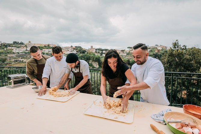 Cooking class Amalfi Coast by Marco and Tano - Quick hits before you cook in Scala