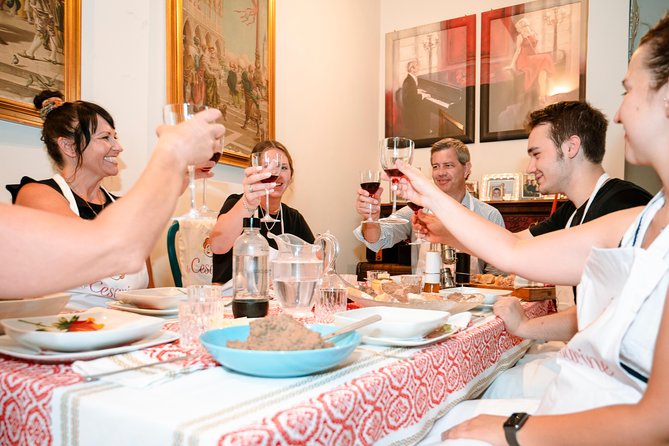 Dining Experience at a local's Home in Salerno with Show Cooking - Seasonal starter, local wine, and the dessert that ends it right