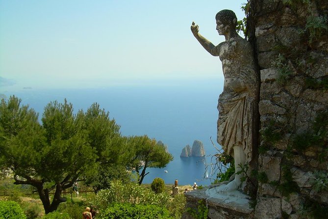 From Amalfi Coast: Capri & Anacapri guided tour by sea & by land - Capri Town walking tour: Piazzetta, Via delle Camerelle, and Krupp