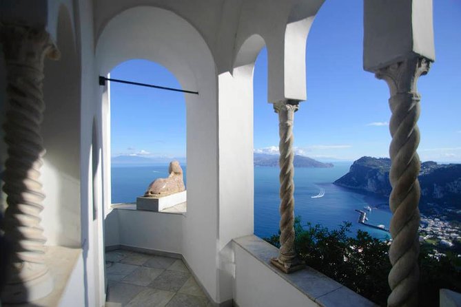 From Amalfi Coast: Capri & Anacapri guided tour by sea & by land - The boat part: Faraglioni from the water is the real star