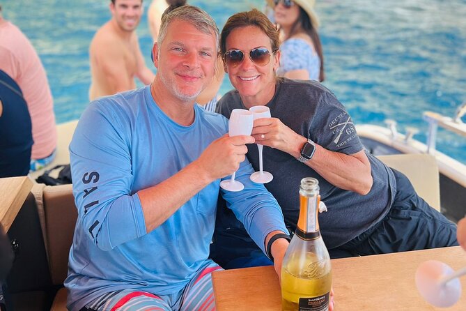 From Positano : Elite Capri Boat Day Free Bar, Brunch & City Walk - Cala del Rio and Grotta Iannarella, Heart Cave in plain minutes