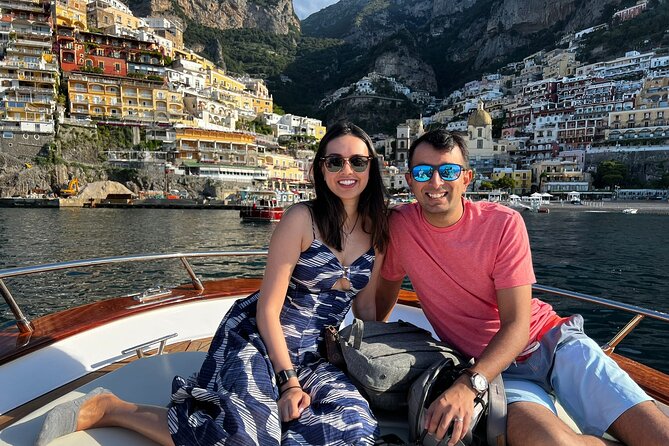 From Positano : Elite Capri Boat Day Free Bar, Brunch & City Walk - Grotta Verde: the Green Grotto swim moment