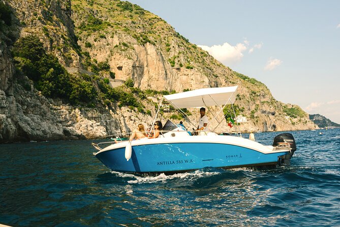 From Positano or Praiano: 2H Private Amalfi Coast speed tour - Price and Value: Private Boat for Up to 4 in About 2 Hours