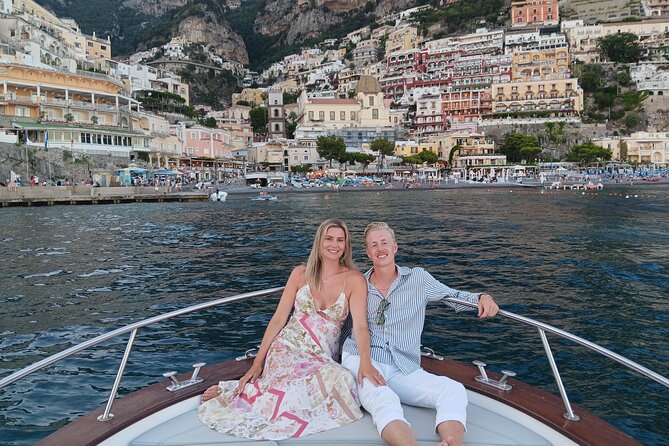 From Positano: Sunset Private Boat Tour along the Amalfi Coast - Stop 1: Amalfi Coast sunset apéritif and the first photo angles