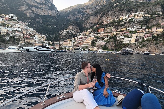 From Positano: Sunset Private Boat Tour along the Amalfi Coast - Drinks, snacks, and the adult-only alcohol rule