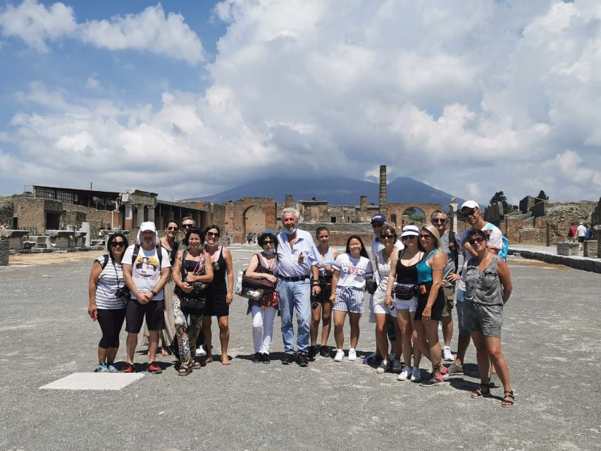 From Salerno: Pompeii Guided Walking Tour - Timing, walking pace, and heat realities in Campania