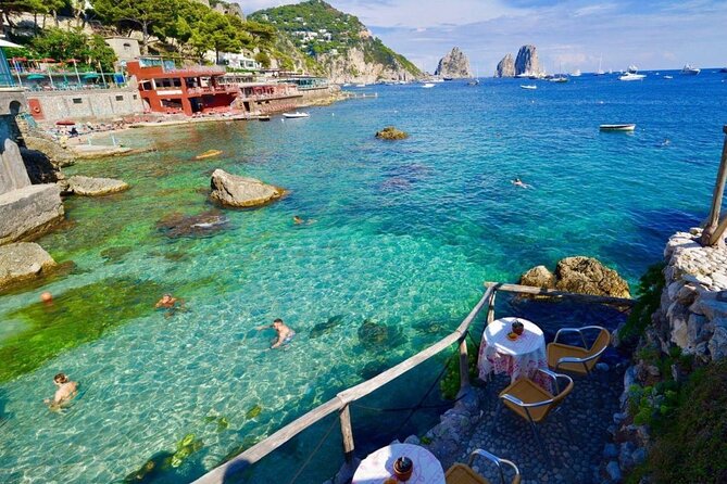 Full Day Private Boat Tour to Capri from Positano - Marina Piccola for lunch time and Capri inland freedom
