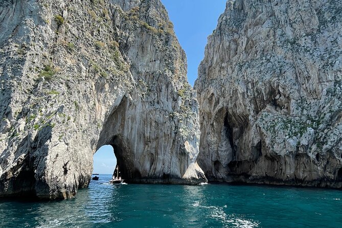 Full day private boat tour to the Island of Capri - Grotta Rossa and White Cave, quick color stops that feel big