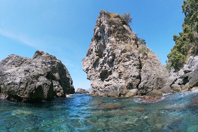 Kayak tour in Positano - The swim stop at a quiet beach, not the main chaos