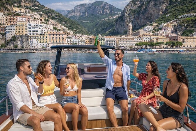 Luxury Amalfi Coast Boat Tour with Swim & Prosecco – Small Group - Maiori and the Pandora’s Cave Moment