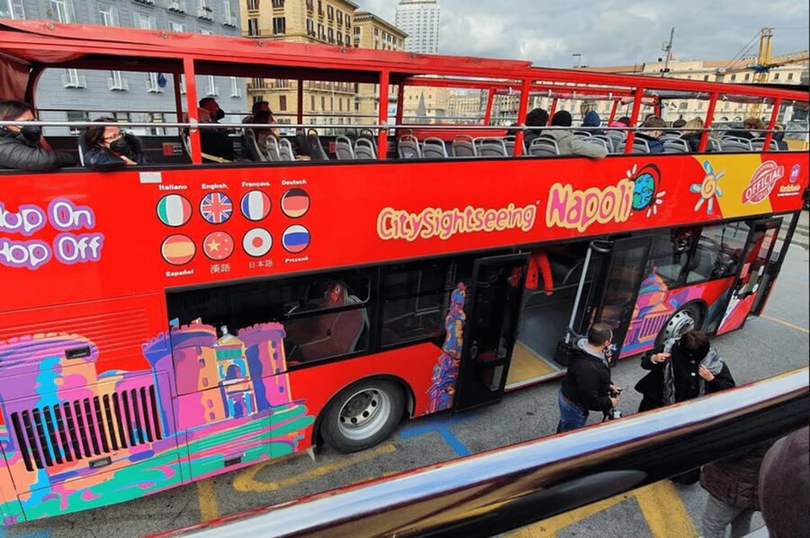 Naples: Hop-On Hop-Off Bus Tour with Train from Salerno - The smooth start: Naples Central Station check-in at floor -1