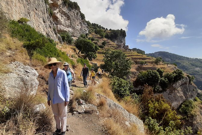 Path of Gods Hike, with Food Experience at Shepherd's Hut - Positano from the Path of Gods: the 10-minute payoff