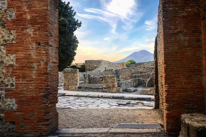 Pompeii & Vesuvius with Lunch & Wine Tasting from Positano - Guided Highlights in Pompeii, From Basilica to the Forum