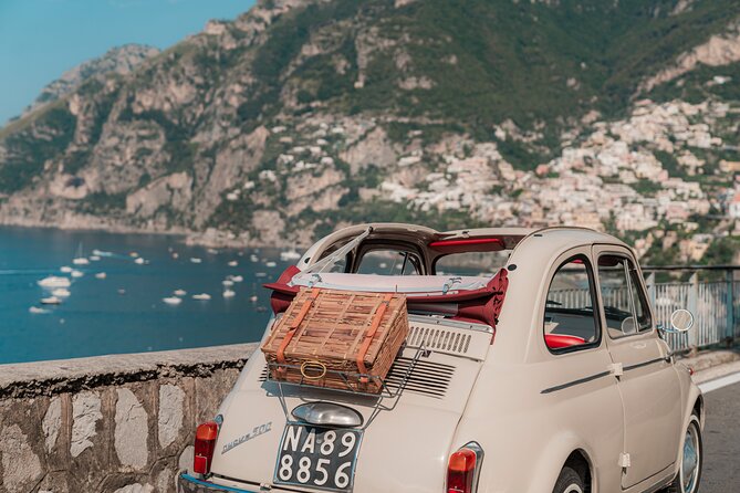 Positano : Magic Experience photo tour in vintage Fiat 500 - Price and Value for a Private Group of Up to Two