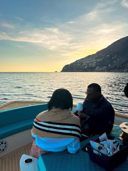 Positano: Shared Sunset Cruise - The Amalfi Coast segment: music, aperitif time, and the easy rhythm