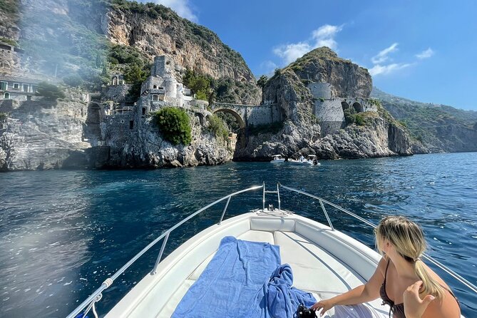 Private 40hp Boat Tour of the Amalfi Coast and Positano - Positano for independent walking, plus water taxi reality and Erchie swim