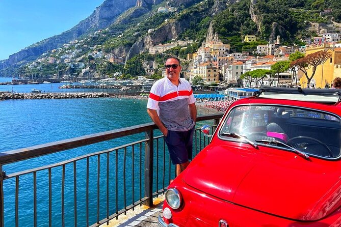 Private Amalfi Coast Vintage Fiat 500 Tour: Amalfi to Positano - Praiano pass-through: small-town mood and another photo spot
