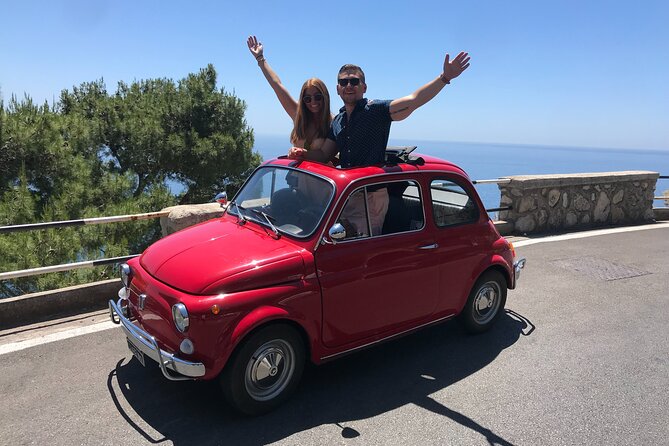 Private Amalfi Coast Vintage Fiat 500 Tour: Amalfi to Positano - Stop 1 in Amalfi: the quick photo break that sets the tone