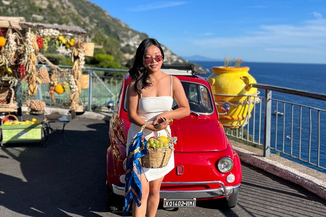 Private Amalfi Coast Vintage Fiat 500 Tour: Positano to Amalfi - Driving the Amalfi Coast Road (SS163) in a 1972 Fiat 500