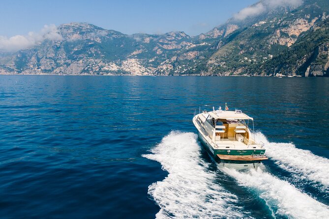 Private boat tour along the Amalfi Coast or Capri from Salerno - Positano area views plus Li Galli and the Sirens story
