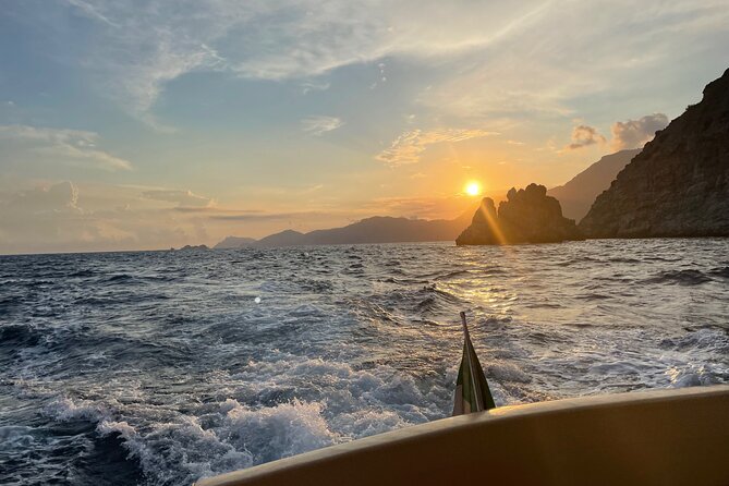Private Boat Tour at Sunset on the Amalfi Coast - Fiordo di Furore by Boat: Rock-Side Village and the Stunt-Jump Bridge View