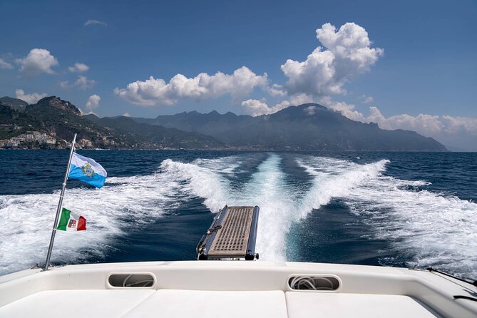 Private Boat Tour of Amalfi Coast with Drinks - Amalfi from sea level: the majolica dome and the old harbor story